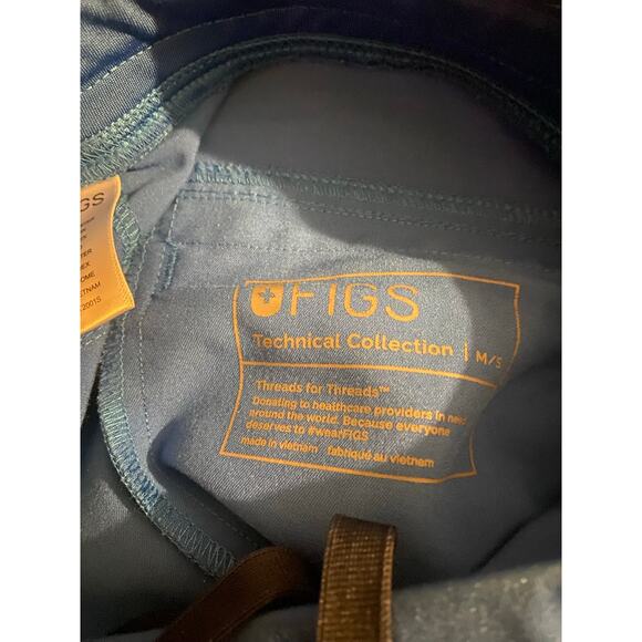 Figs Kade cargo scub pants in royal blue size medium /small - Picture 2 of 4